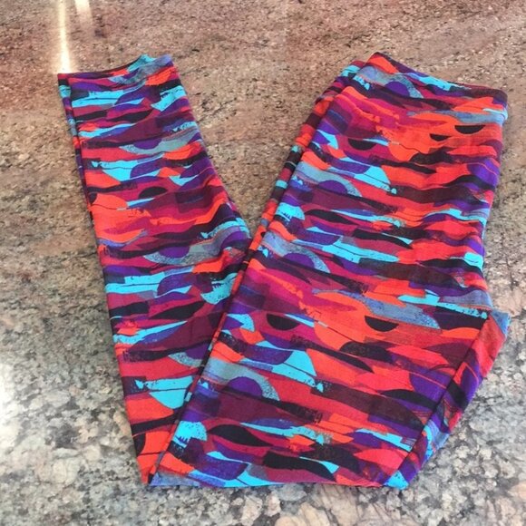 OS NWOT LuLaRoe Leggings F05 4684 - Picture 1 of 3